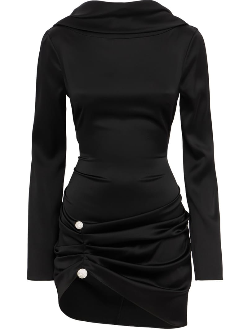 Giuseppe Di Morabito: Open-back draped mini dress
