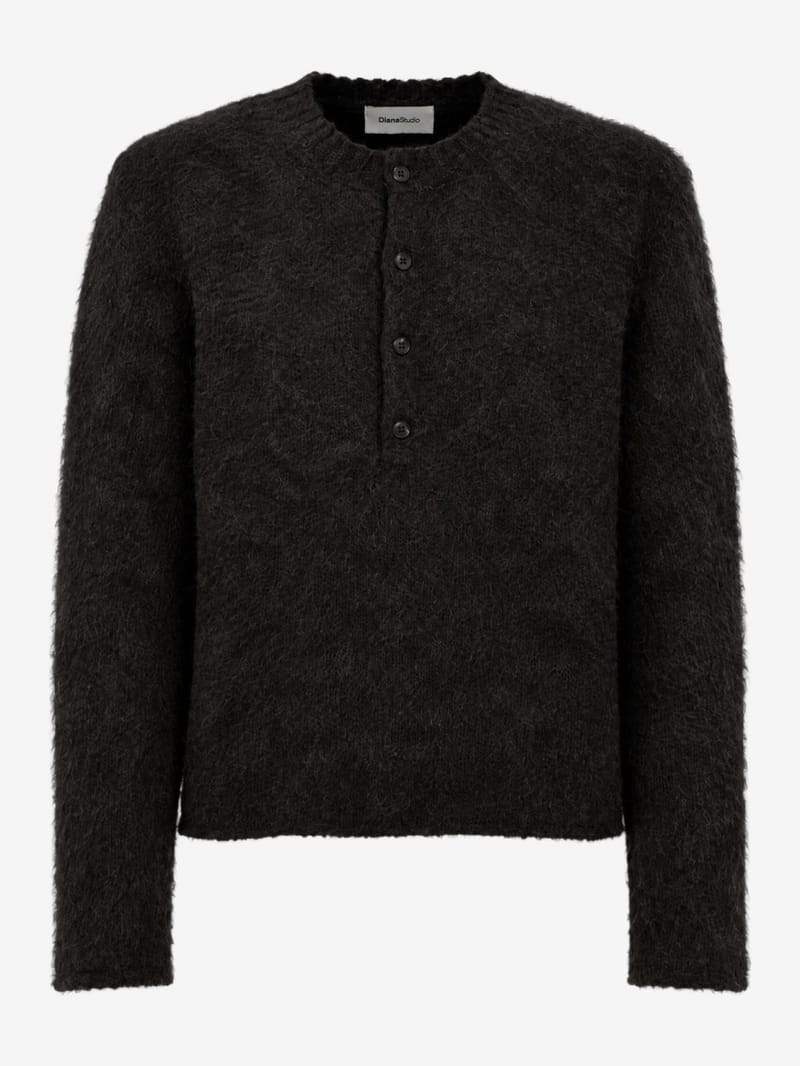 DIANA STUDIO: Serafino knit jumper with buttons