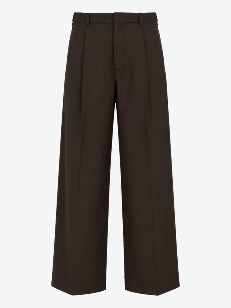 Lemaire: Single pleat tailored pants