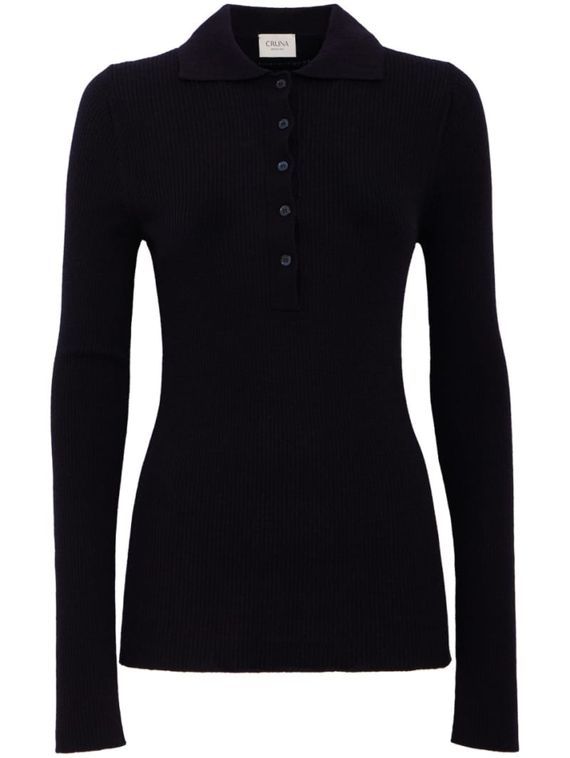CRUNA: Slim fit lightweight knit sweater
