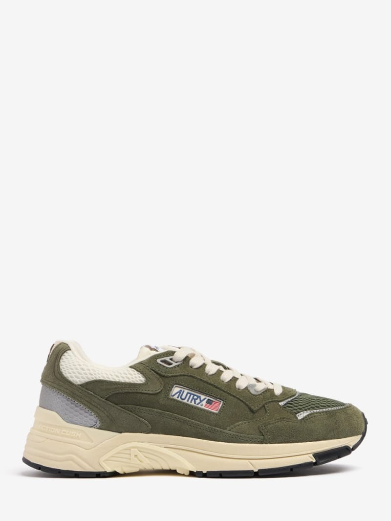 Autry: Nylon and leather sneakers Hyperway Low