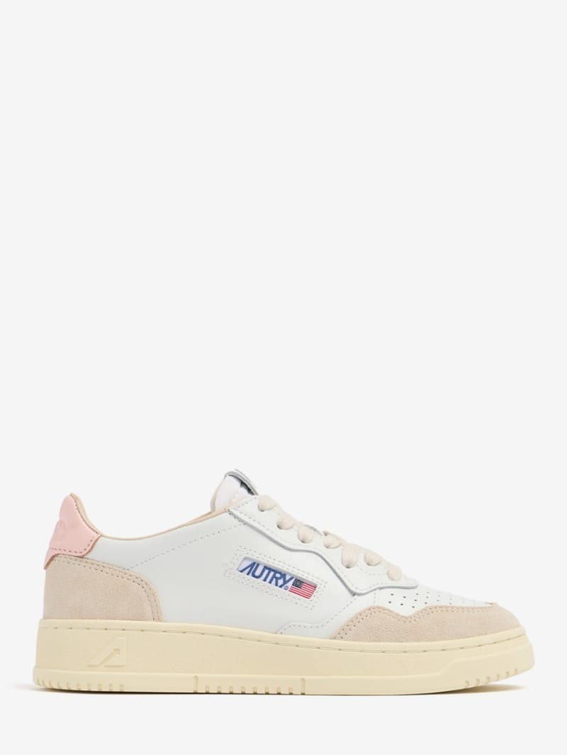 Autry: Baskets Medalist Low en cuir de vache