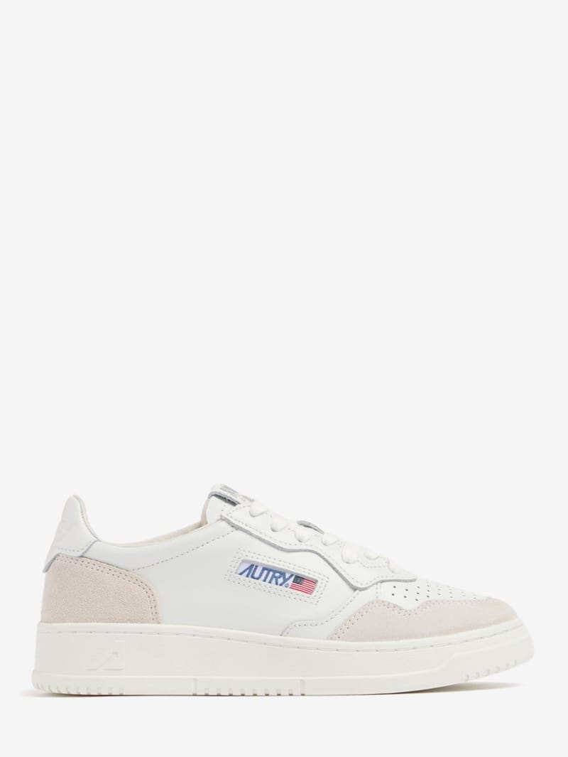 Autry: Baskets Medalist Low en cuir de vache