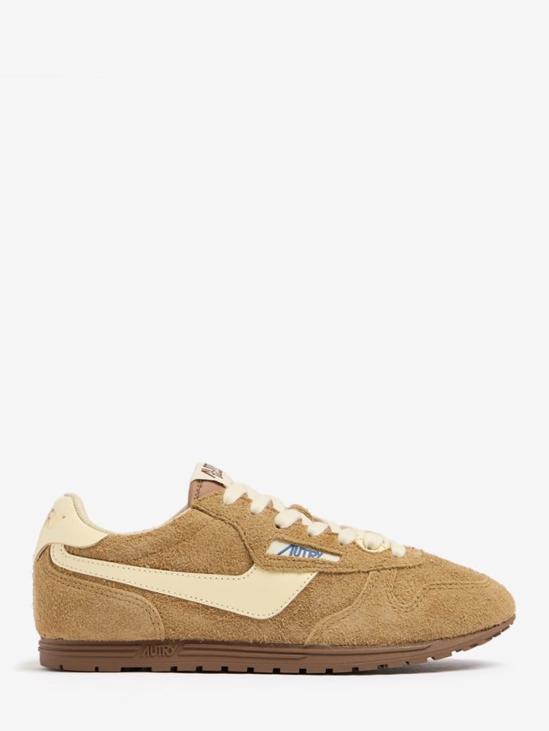 Autry: Baskets Windspin Low en cuir de veau