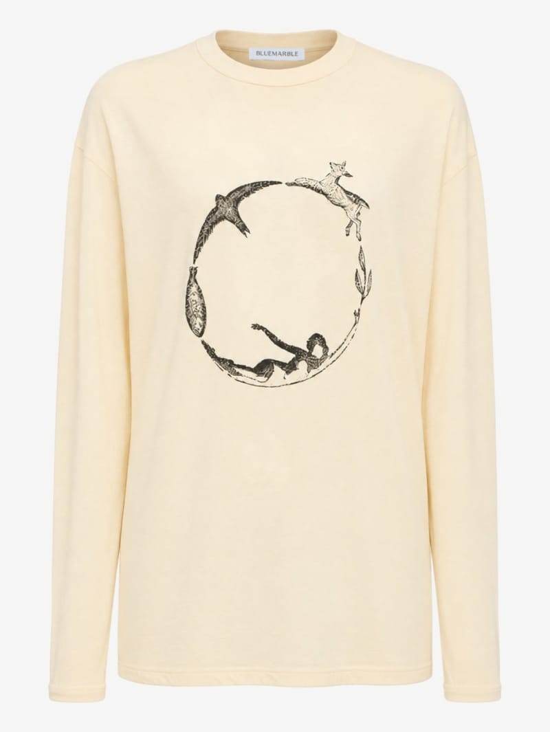 Bluemarble: Circle Of Life long sleeve cotton t-shirt