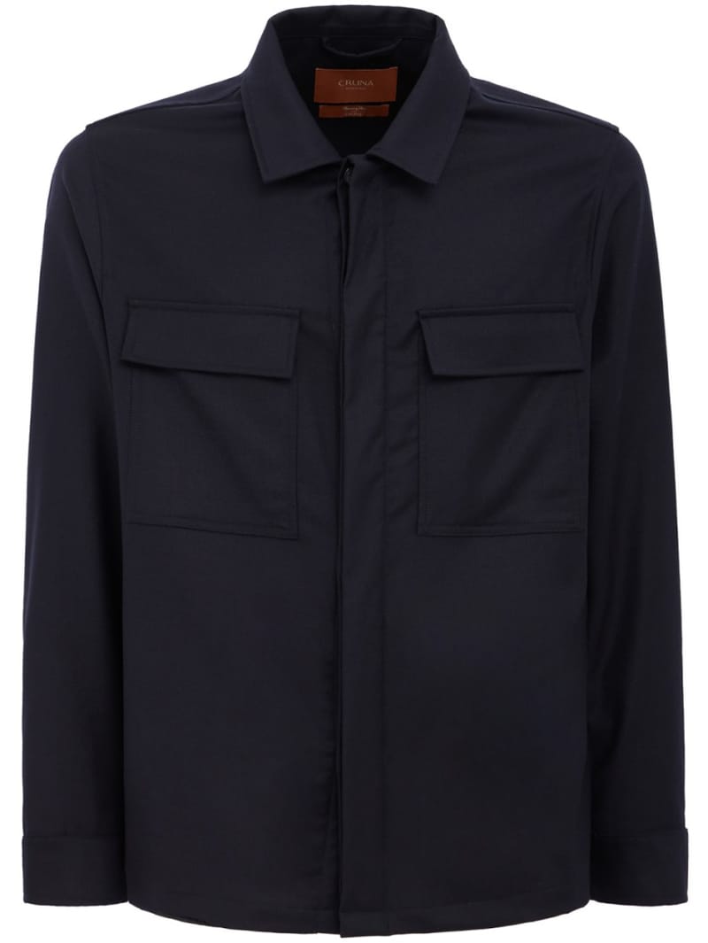 CRUNA: Virgin Wool Overshirt
