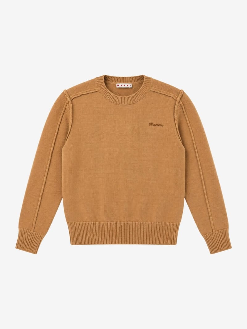 Marni Junior: Viscose blend knit sweater