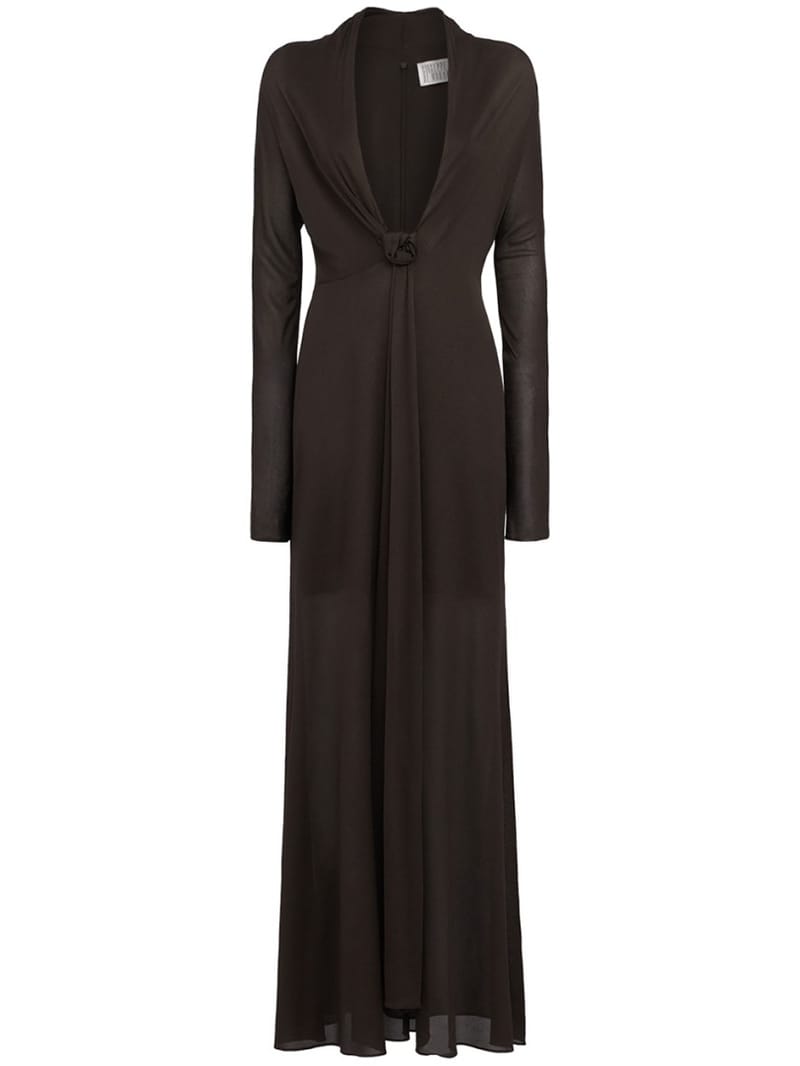 Giuseppe Di Morabito: Draped long dress with knot