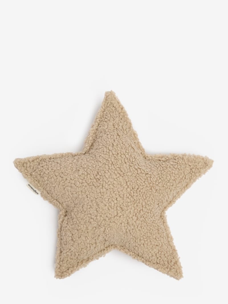 WIGIWAMA: Cuscino a stella effetto teddy