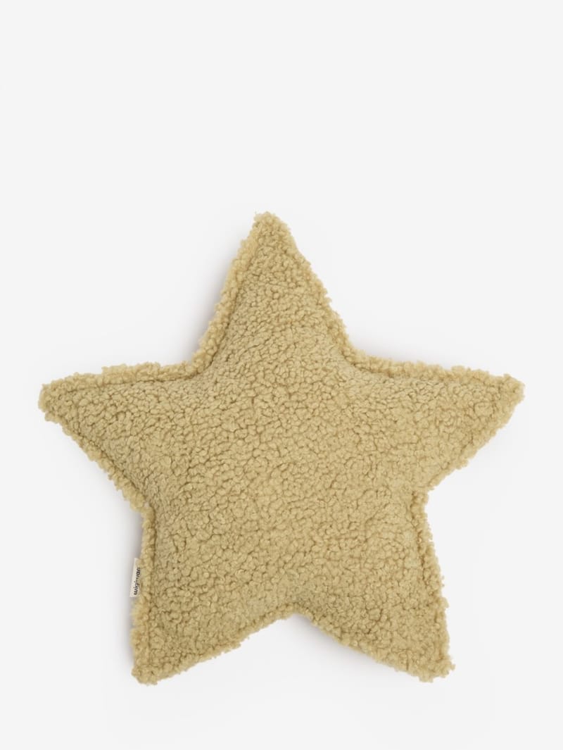 WIGIWAMA: Cuscino a stella effetto teddy