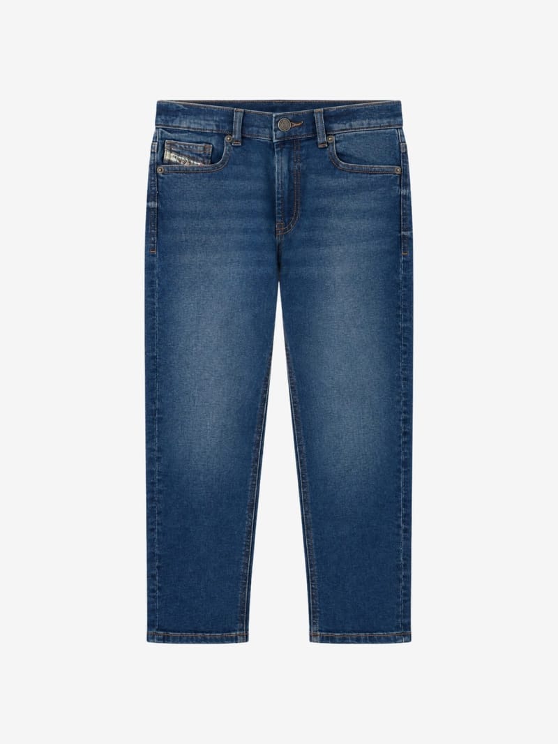 Diesel Kids: Washed denim jeans