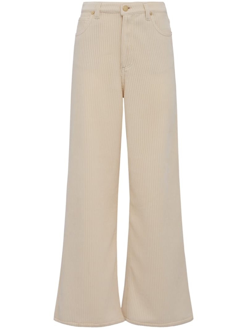 CRUNA: Wide Leg Mid Rise Pants