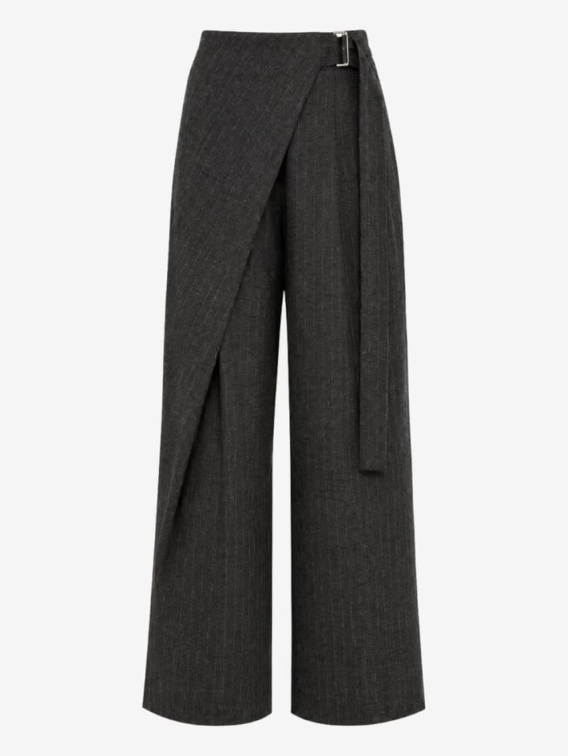LA PISCINE: Wrap pants
