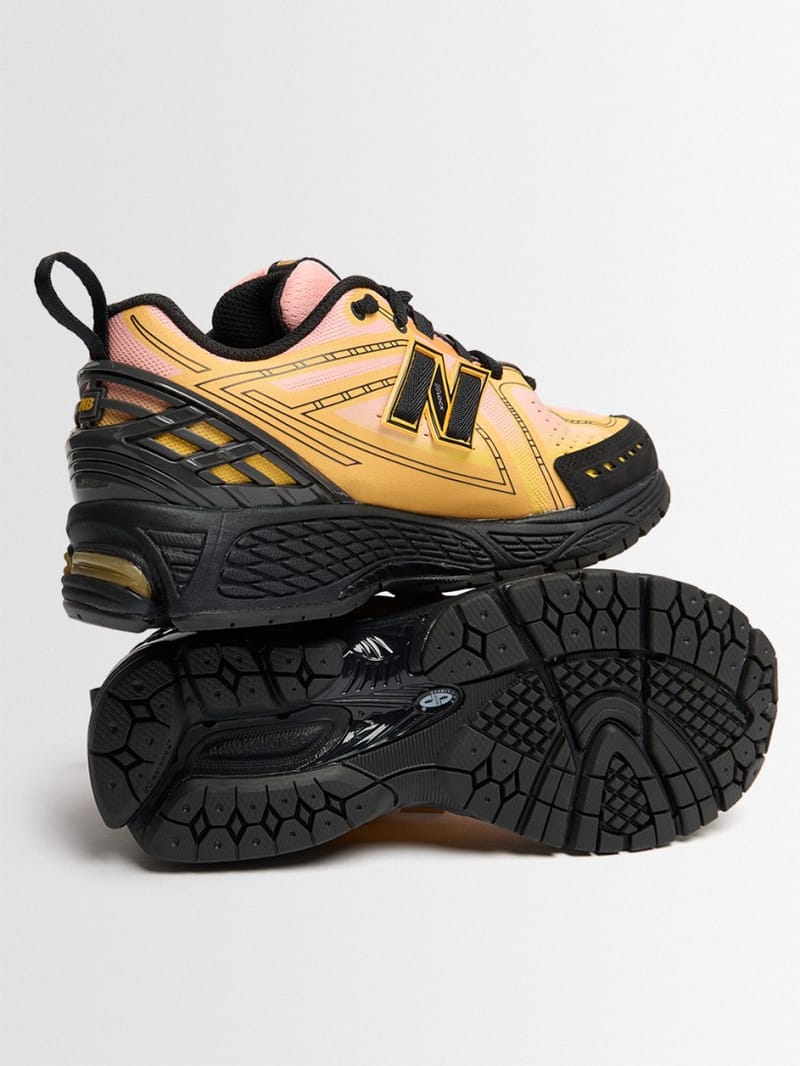 New Balance: 带有跟垫的1906聚酯运动鞋