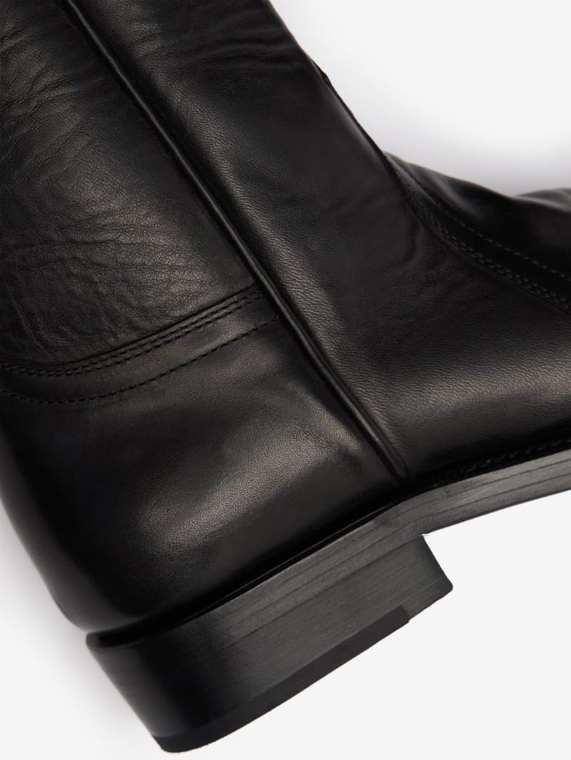 Jil Sander: 20mm Bruce leather cowboy boots