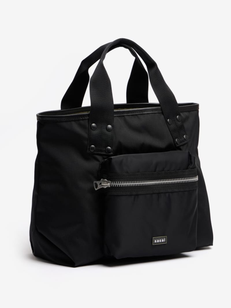 Sacai - 中号口袋托特包