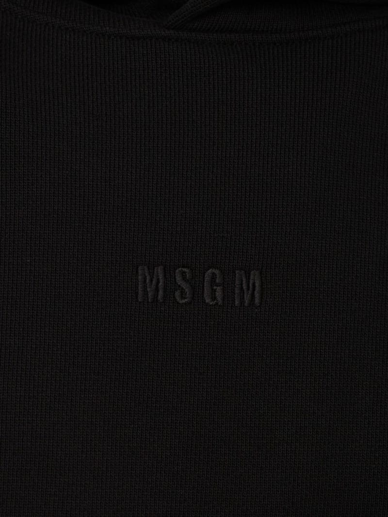 MSGM: Back printed hoodie