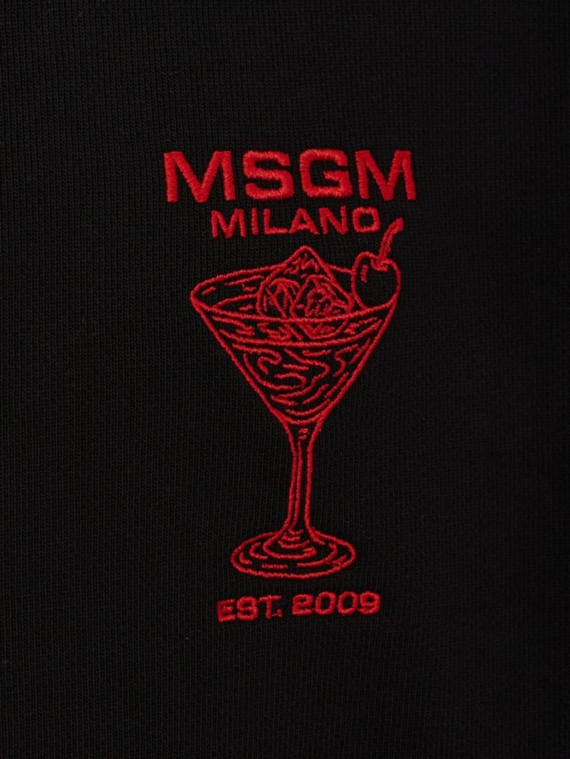MSGM: Back printed hoodie
