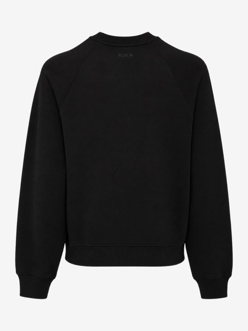 MSGM: Printed cotton sweatshirt
