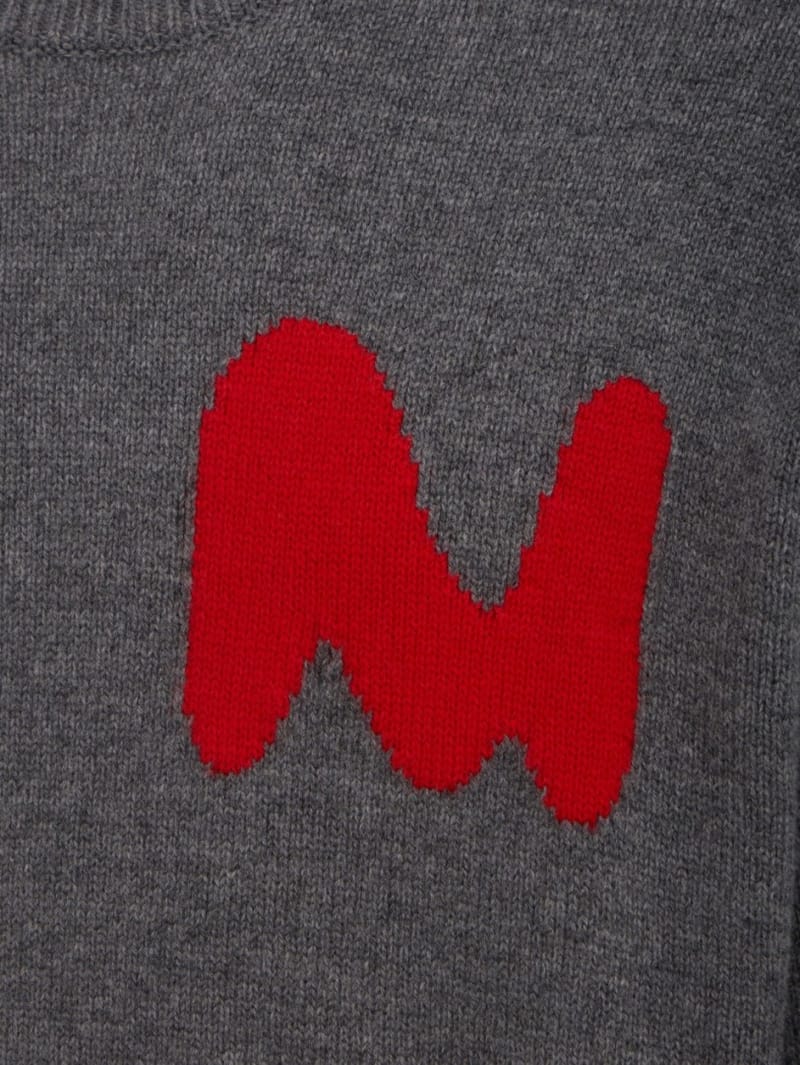 MSGM: Wool cashmere blend polo