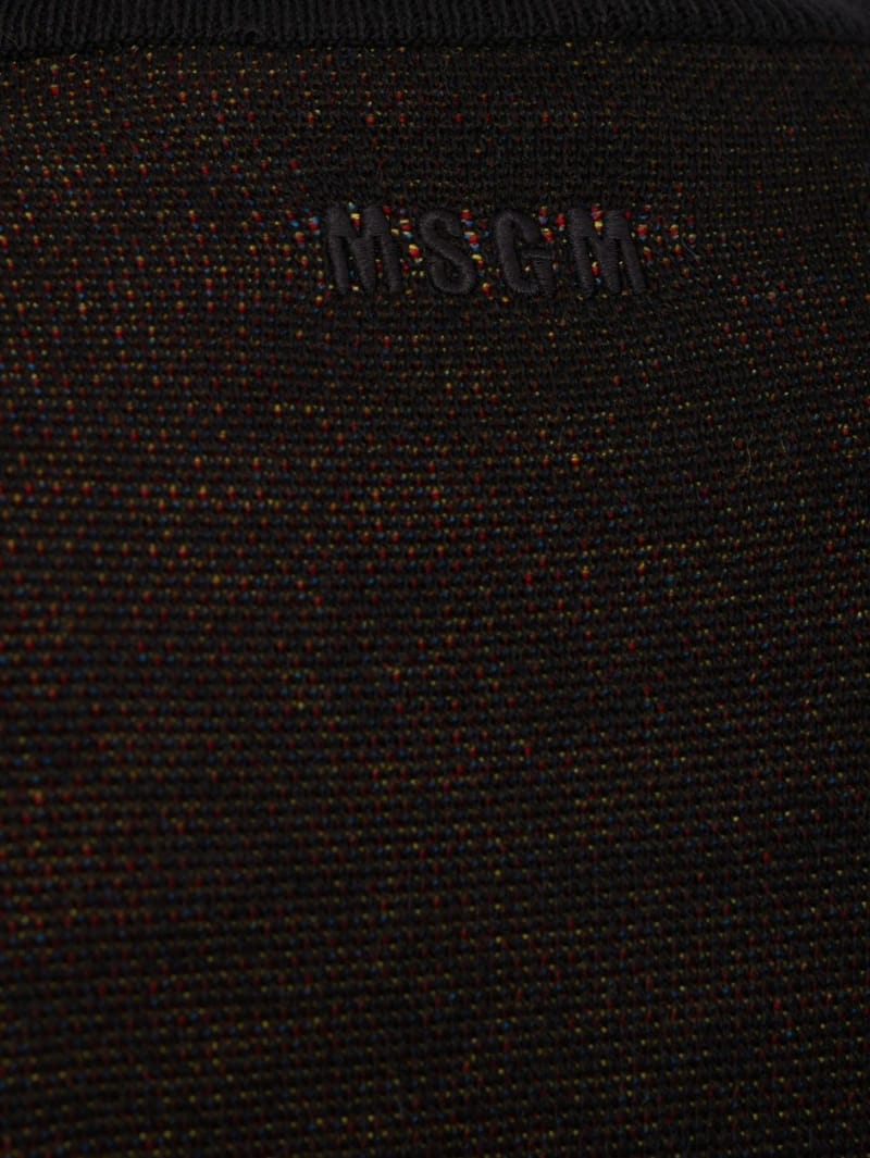 MSGM: Wool blend jacquard sweater