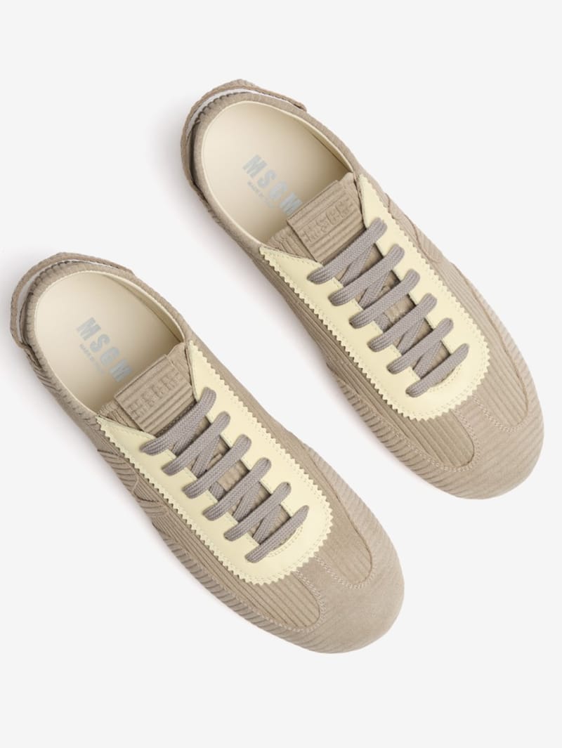 MSGM: Super flat suede sneakers