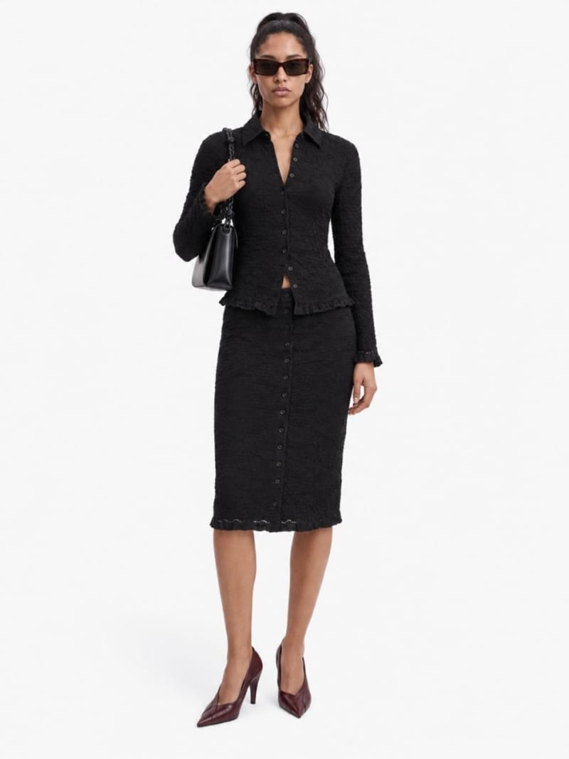 MSGM - Gonna a tubino in cotone