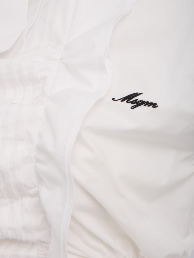 MSGM: Cotton short-slevee shirt with logo