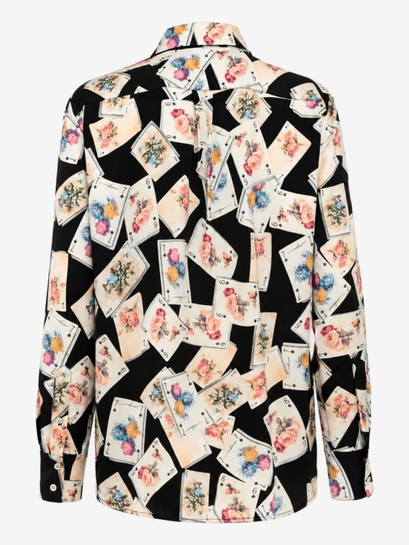 MSGM - Printed shirt with scarf