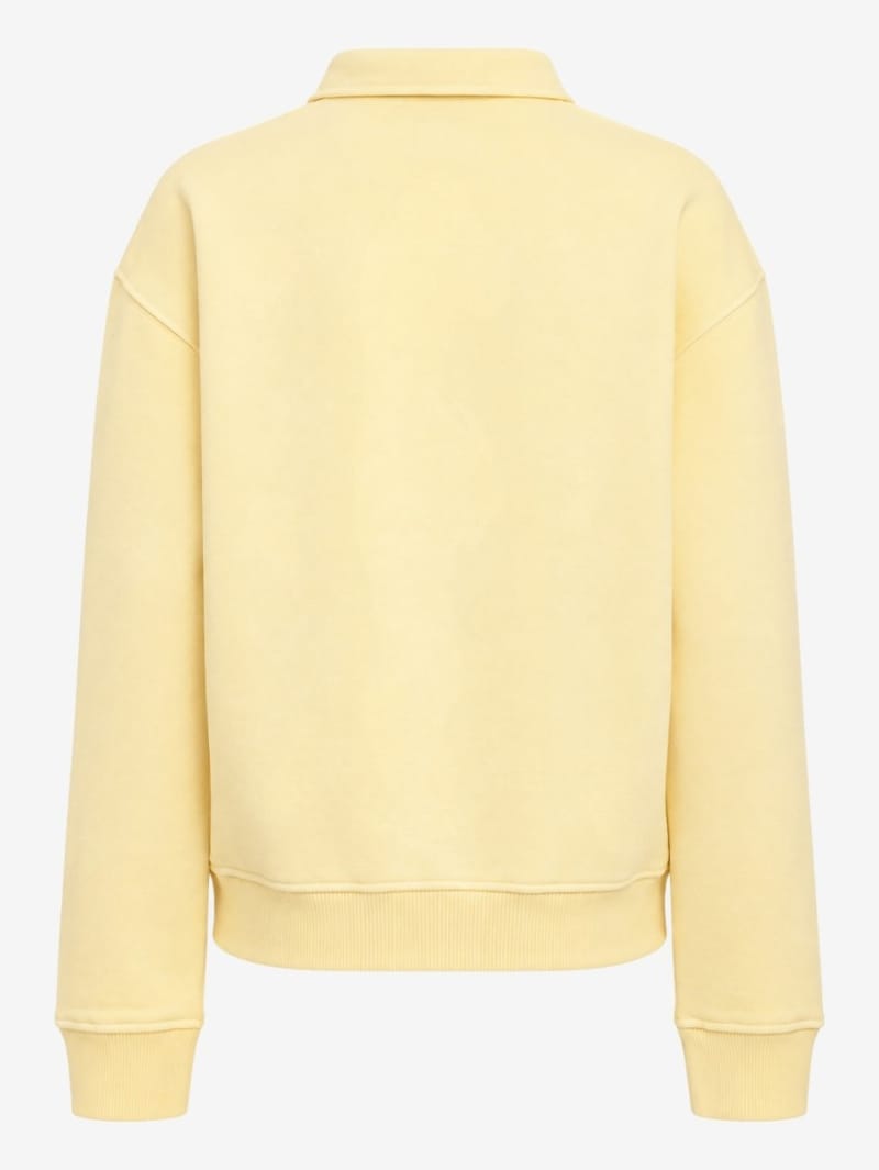 MSGM: Polo collar sweatshirt with logo