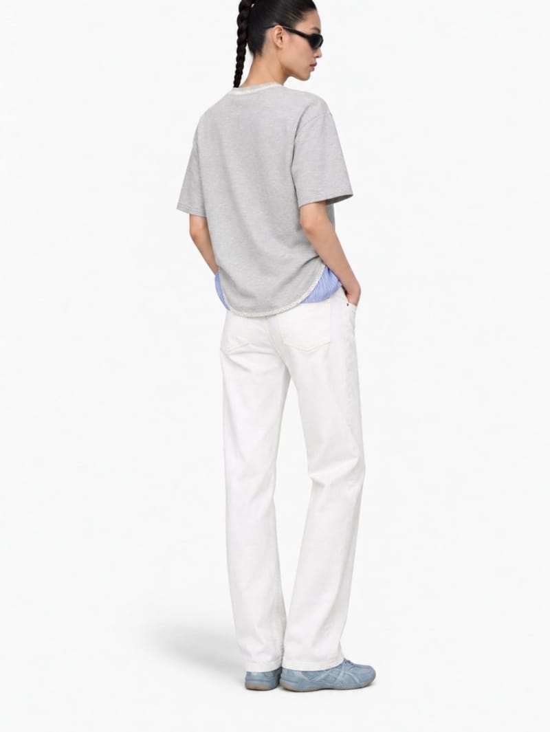 MSGM: T-shirt with logo