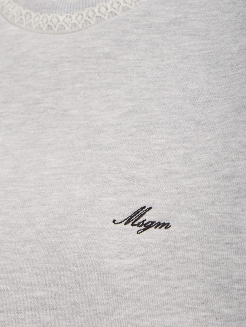MSGM: T-shirt with logo