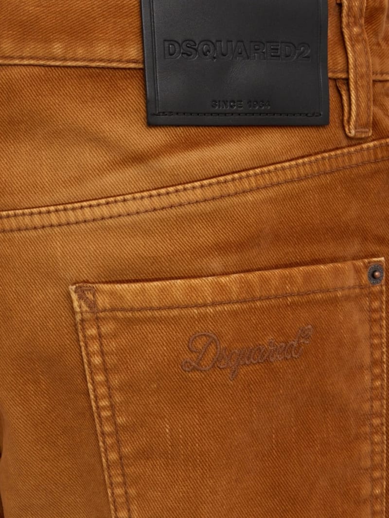 Dsquared2: 642 vintage-effect cotton denim jeans
