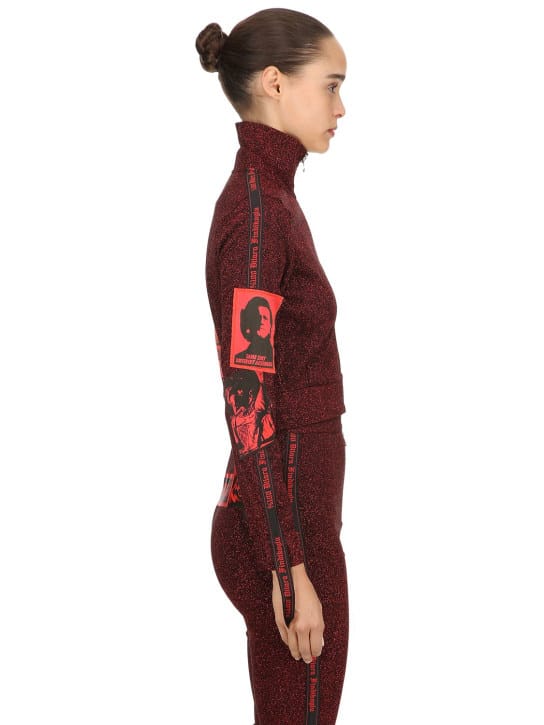 DILARA FINDIKOGLU: LVR EXCLUSIVE LUREX TRACK JACKET