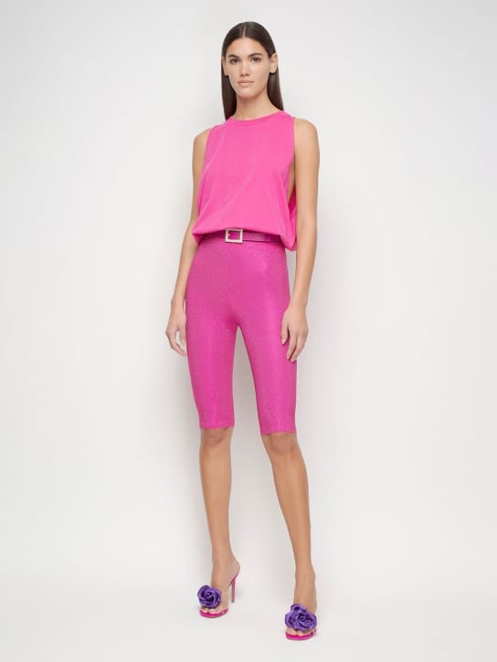 Alexandre Vauthier - EMBELLISHED VISCOSE STRETCH PANTS