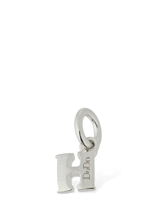DoDo - 18KT White gold H charm w/ diamonds