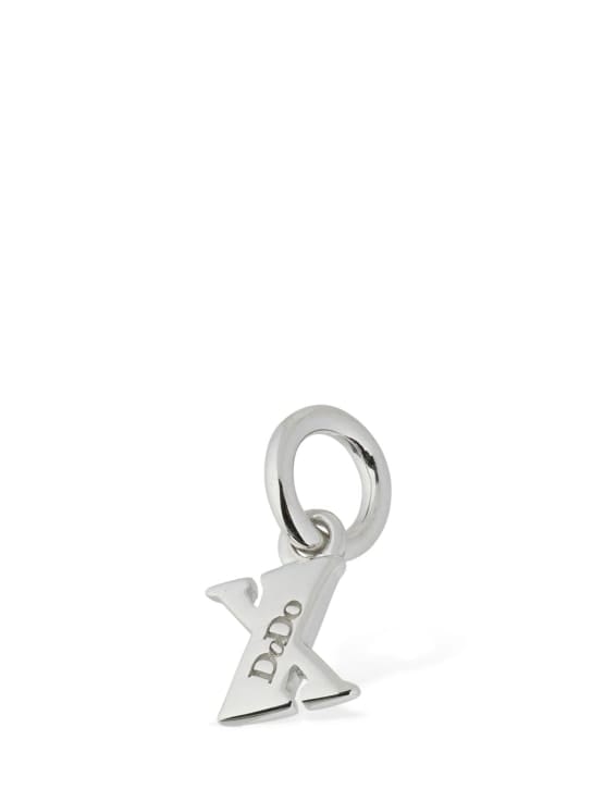 DoDo - 18KT White gold X charm w/ diamonds