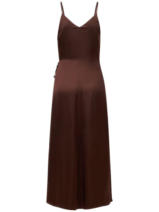 Bite Studios: Cupro wrap midi dress