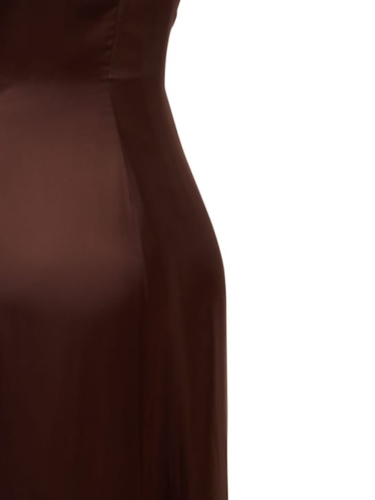 Bite Studios: Cupro wrap midi dress