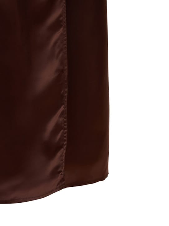 Bite Studios: Cupro wrap midi dress