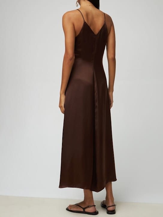 Bite Studios: Cupro wrap midi dress
