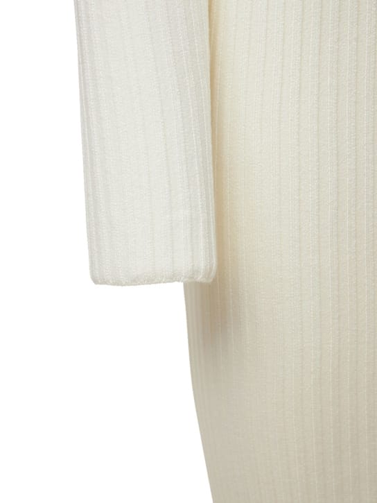Andreadamo: LVR EXCLUSIVE RIB KNIT MINI DRESS