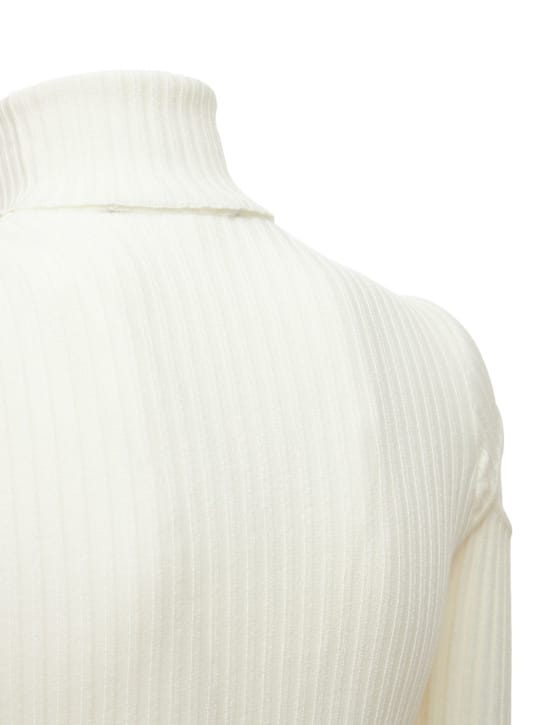 Andreadamo: LVR EXCLUSIVE RIB KNIT MINI DRESS