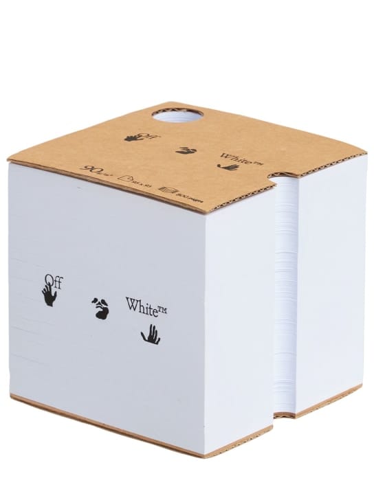 Off-White - Kraft note cube