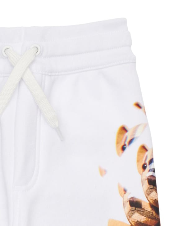 Burberry - Printed cotton sweatpants