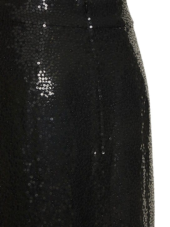 Michael Kors Collection: Embellished crepe sable cutout gown