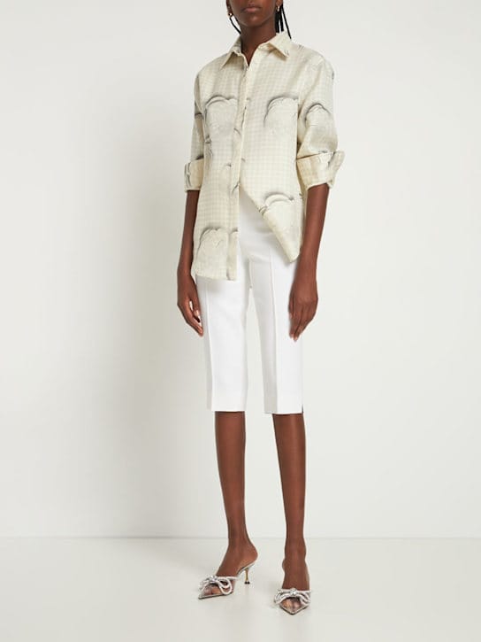 Michael Kors Collection - Double crepe sablé high-waist pants