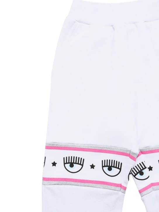 Chiara Ferragni - Logomania print cotton sweatpants