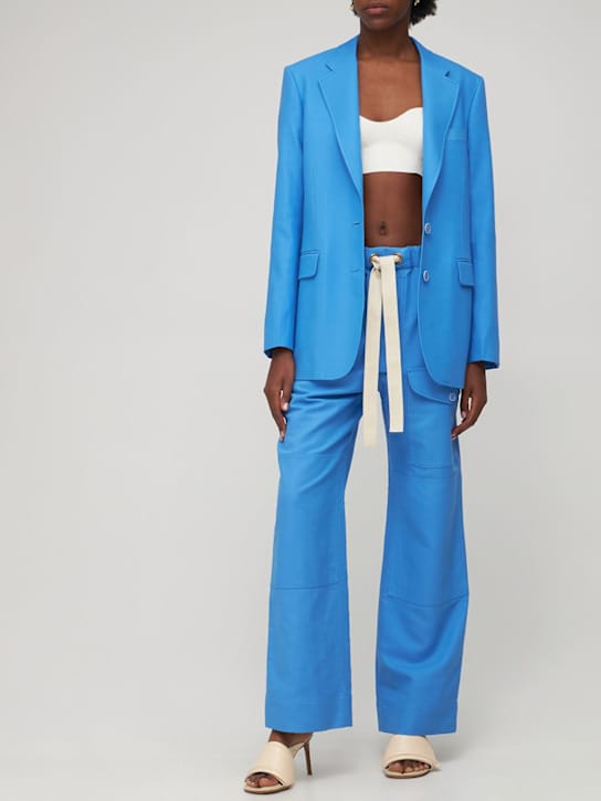 Stella McCartney - Fluid viscose blend oversized blazer