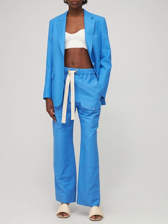Stella McCartney - Fluid viscose blend high waist pants